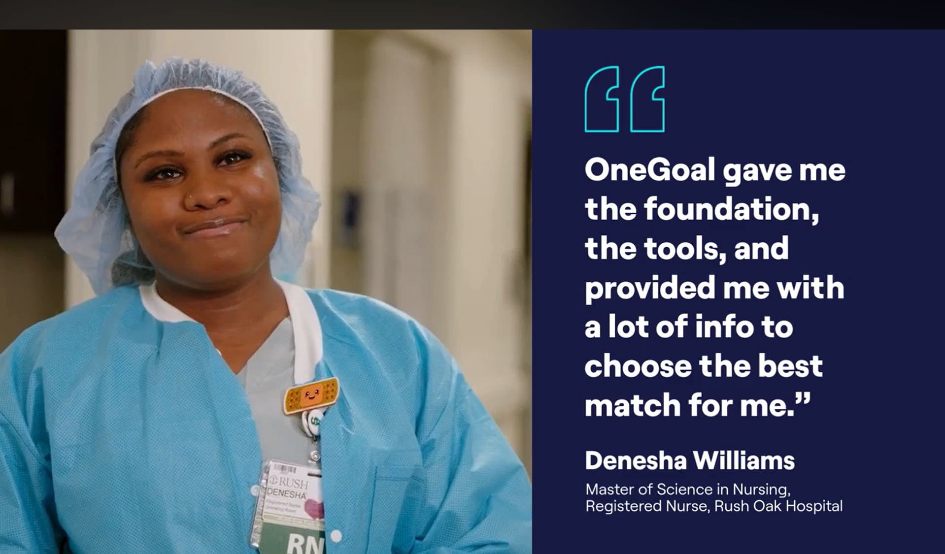 OneGoal Alum Denesha Williams